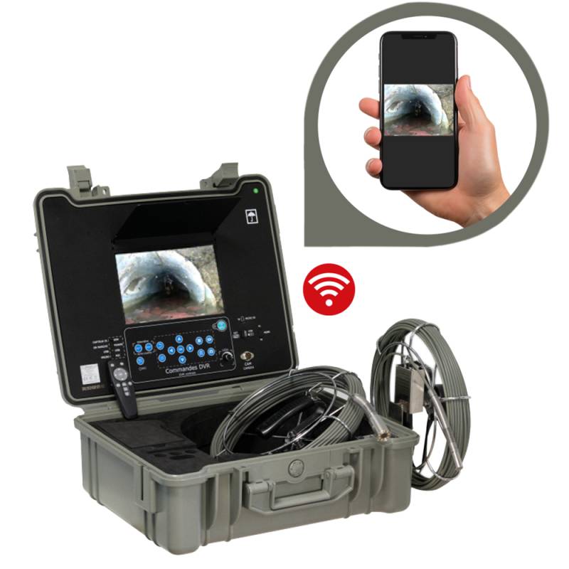 Tubicam® R DUO HD - Dos cámaras empujada para tuberías