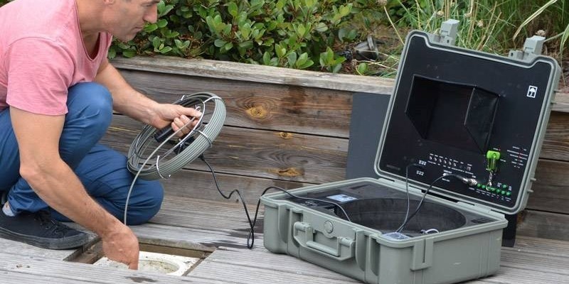 Cámara de inspección técnica para piscinas Inspección con Tubicam R14